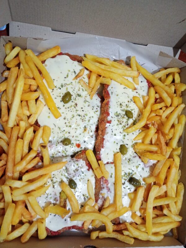 Pizzanesa de pollo